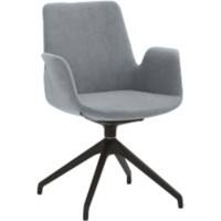 Mayer Sitzmöbel Fauteuil Gevlekt-lichtblauw Polyester