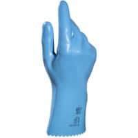 Mapa Professional Type B 300 Chemisch bestendige handschoenen Latex Ongepoederd Maat 10 Blauw 2 Handschoenen 