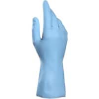 Mapa Professional Vital 117 Schoonmaakhandschoenen Latex Ongepoederd Large (L) Blauw 2 Handschoenen 