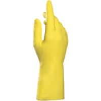 Mapa Professional Vital 124 Schoonmaakhandschoenen Latex Ongepoederd Medium (M) Geel 2 Handschoenen 