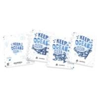 Adoc Notitieboek A5 3011.200 Gelinieerd Plastic Oceaanafval Soepele kaft Wit Niet geperforeerd 144 Pagina's
