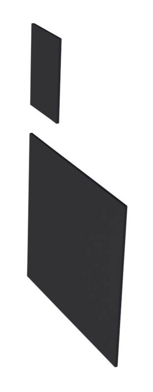 Kerkmann Receptietafel Antraciet 370 x 16 x 250 mm