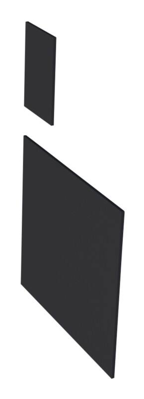 Kerkmann Receptietafel Antraciet 810 x 16 x 740 mm