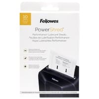 Fellowes Powershred Olie voor papierversnipperaar voor Cross-Cut, Mini-Cut en Micro-Cut versnipperaars Pak van 10