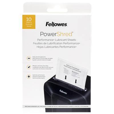 Fellowes Powershred Olievellen voor Cross-Cut, Mini-Cut en Micro-Cut versnipperaars 10 Stuks