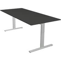 Kerkmann Form 2 Bureau Rechthoekig Antraciet T-Voet 1.800 (B) x 800 (D) x 820 (H) mm