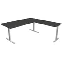Kerkmann Form 2 Hoekbureau Antraciet T-Voet 1.800 (B) x 1.800 (D) x 820 (H) mm