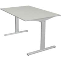 Kerkmann Form 2 Bureau Rechthoekig Lichtgrijs T-Voet 1.200 (B) x 800 (D) x 820 (H) mm