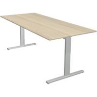 Kerkmann Form 2 Bureau Rechthoekig Ahorn T-Voet 1.800 (B) x 800 (D) x 820 (H) mm