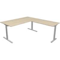 Kerkmann Form 2 Hoekbureau L-vorm Ahorn T-Voet 1.600 (B) x 1.800 (D) x 820 (H) mm