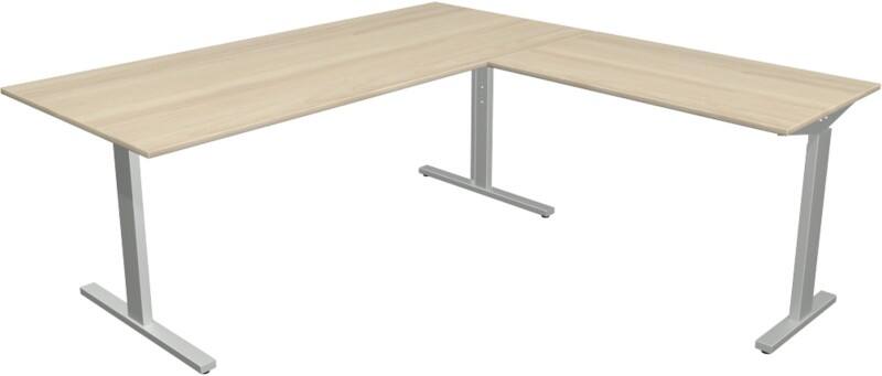 Kerkmann Form 2 Hoekbureau Ahorn T-Voet 1.800 (B) x 1.800 (D) x 820 (H) mm