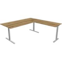 Kerkmann Form 2 Hoekbureau Eiken T-Voet 1.800 (B) x 1.800 (D) x 820 (H) mm