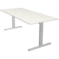 Kerkmann Form 2 Bureau Rechthoekig Wit T-Voet 1.800 (B) x 800 (D) x 820 (H) mm