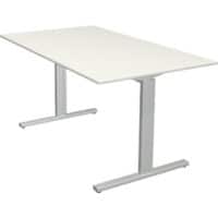 Kerkmann Form 2 Bureau Rechthoekig Wit T-Voet 1.400 (B) x 800 (D) x 820 (H) mm