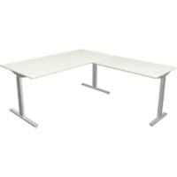 Kerkmann Form 2 Hoekbureau L-vorm Wit T-Voet 1.600 (B) x 1.800 (D) x 820 (H) mm