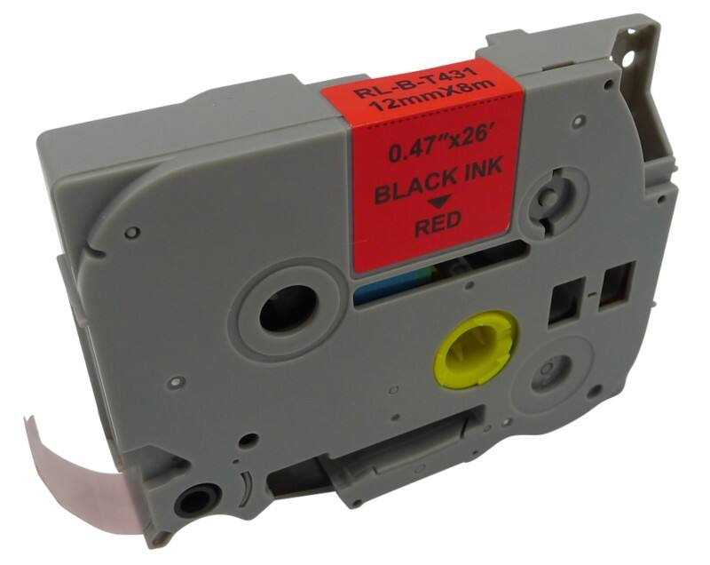 P-touch Etiketteertape Compatibel Brother TZe-431 5BRT431 Zelfklevend 9 mm x 8 m