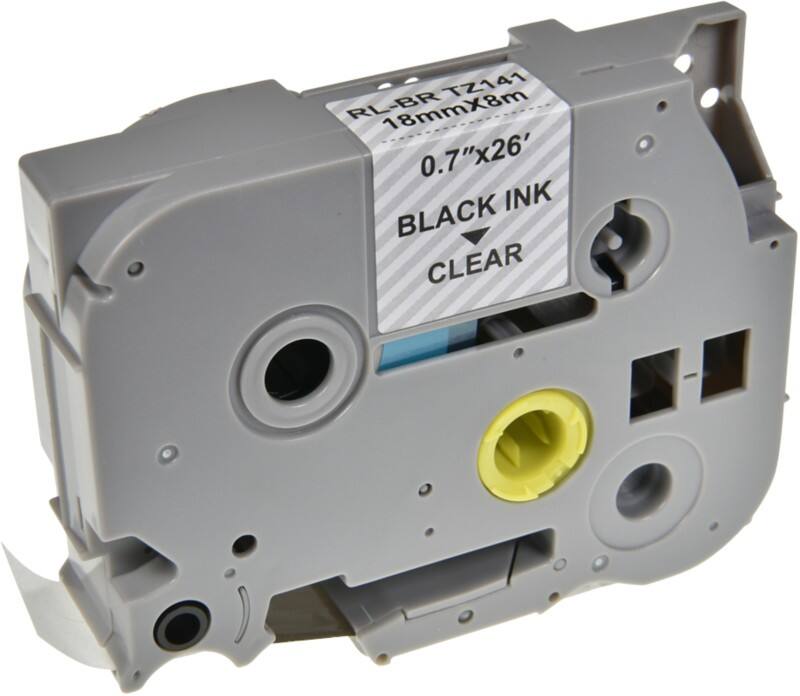 P-touch Etiketteertape Compatibel Brother TZe-141 5BRT141 Zelfklevend 88 mm x 8 m