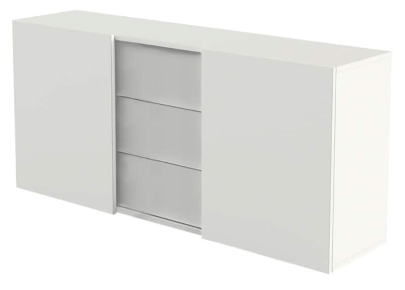 Kerkmann Wandkast Wit Hout 1,600 x 500 x 740 mm