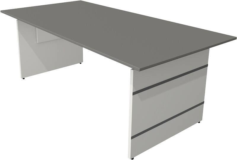 Kerkmann Form 4 Bureau Rechthoekig Grafiet Wang 2.000 (B) x 1.000 (D) x 760 (H) mm