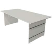 Kerkmann Form 4 Bureau Rechthoekig Lichtgrijs Wang 2.000 (B) x 1.000 (D) x 760 (H) mm