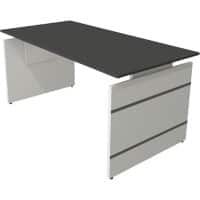 Kerkmann Form 4 Bureau Rechthoekig Antraciet Wang 1.600 (B) x 800 (D) x 760 (H) mm