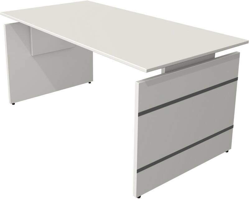 Kerkmann Form 4 Bureau Rechthoekig Wit Wang 1.600 (B) x 800 (D) x 760 (H) mm