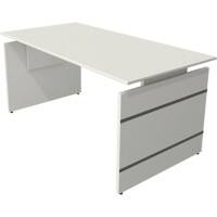 Kerkmann Form 4 Bureau Rechthoekig Wit Wang 1.600 (B) x 800 (D) x 760 (H) mm