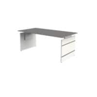 Kerkmann Form 4 Bureau Rechthoekig Grafiet Wang 1.800 (B) x 800 (D) x 760 (H) mm