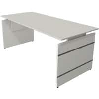 Kerkmann Form 4 Bureau Rechthoekig Lichtgrijs Wang 1.800 (B) x 800 (D) x 760 (H) mm