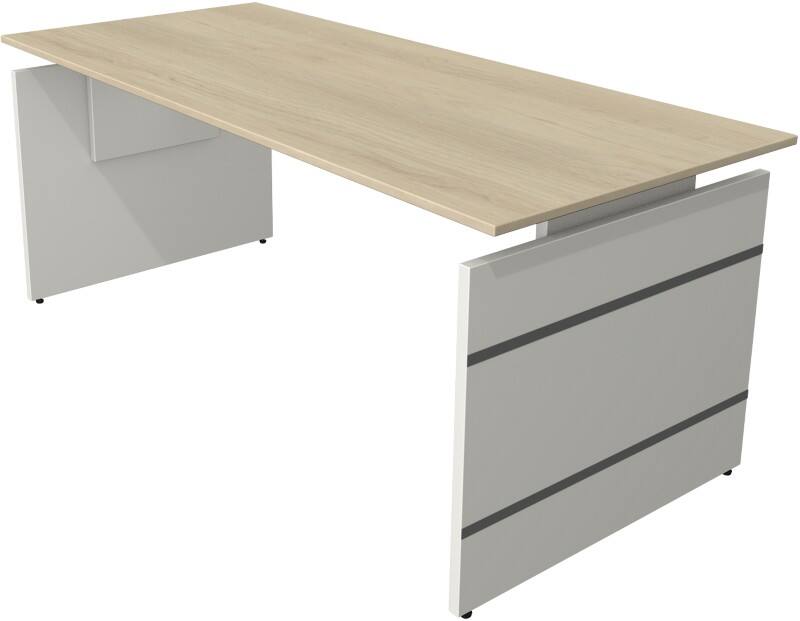 Kerkmann Form 4 Bureau Rechthoekig Ahorn Wang 1.800 (B) x 800 (D) x 760 (H) mm