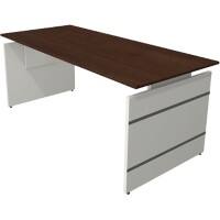 Kerkmann Form 4 Bureau Rechthoekig Wengé 1.800 (B) x 800 (D) x 760 (H) mm