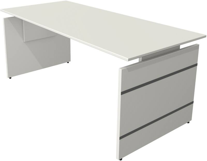 Kerkmann Form 4 Bureau Rechthoekig Wit Wang 1.800 (B) x 800 (D) x 760 (H) mm