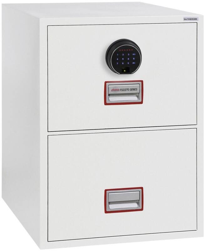 Phoenix Archiefkast FS2272F Vingerafdruk slot Wit 570 x 700 x 765 mm