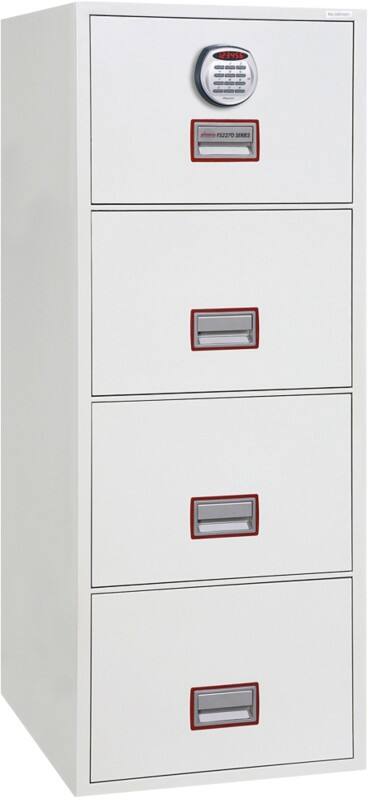 Phoenix World Class Vertical Fire File Archiefkast Elektronisch slot 51 FS2274E Wit