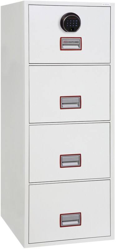 Phoenix Archiefkast FS2274F Vingerafdruk slot Wit 570 x 700 x 1,450 mm