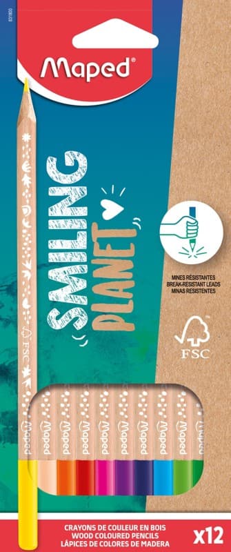 Maped Kleurpotloden Kleurenassortiment 12 Stuks