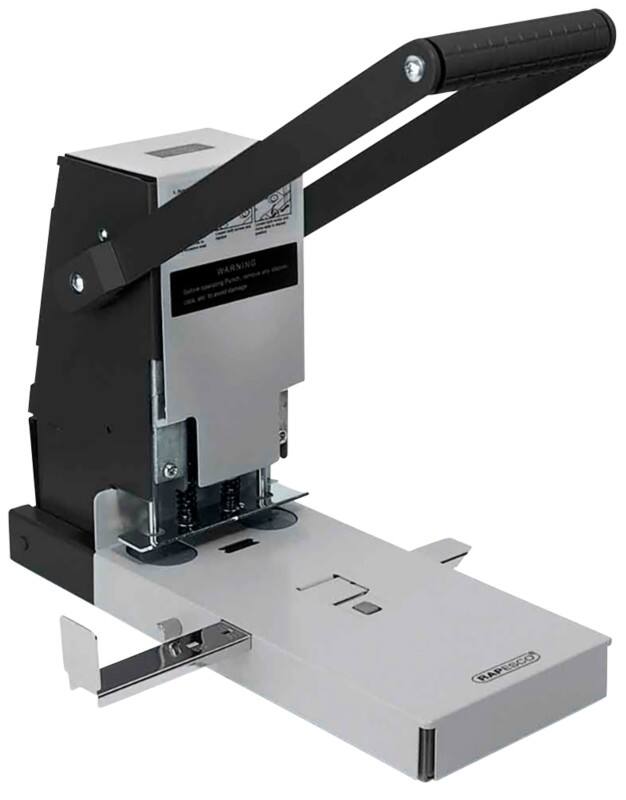 Rapesco 2 Gaten Stevige perforator Metaal 300 Vellen 2160 Zilver, zwart