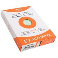 Exacompta Indexkaarten 13479E A6 Kleurenassortiment 10,7 x 15 x 2,5 cm Pak van 10