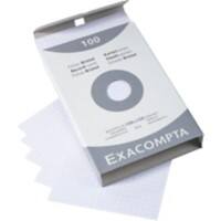 Exacompta Indexkaarten 13202E 100 x 150 mm Wit 10,2 x 15,3 x 2,5 cm Pak van 10