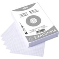 Exacompta Indexkaarten 10202E 100 x 150 mm Wit 10,2 x 15,3 x 2,5 cm Pak van 20