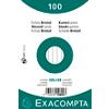 Exacompta Indexkaarten 10802X A6 Wit 10 x 15 x 2,3 cm Pak van 20