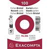 Exacompta Indexkaarten 10700SE 74 x 105 mm Wit 7,4 x 10,5 x 2,5 cm Pak van 40