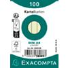 Exacompta Indexkaarten 38083SB A8 Groen 5,2 x 7,4 x 2,3 cm Pak van 48