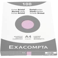 Exacompta Indexkaarten 13236E A4 Roze 21,3 x 30 x 2,5 cm