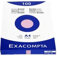 Exacompta Indexkaarten 13336E A4 Roze 21,3 x 30 x 2,5 cm