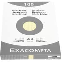 Exacompta Indexkaarten 13226E A4 Geel 21,3 x 30 x 2,5 cm