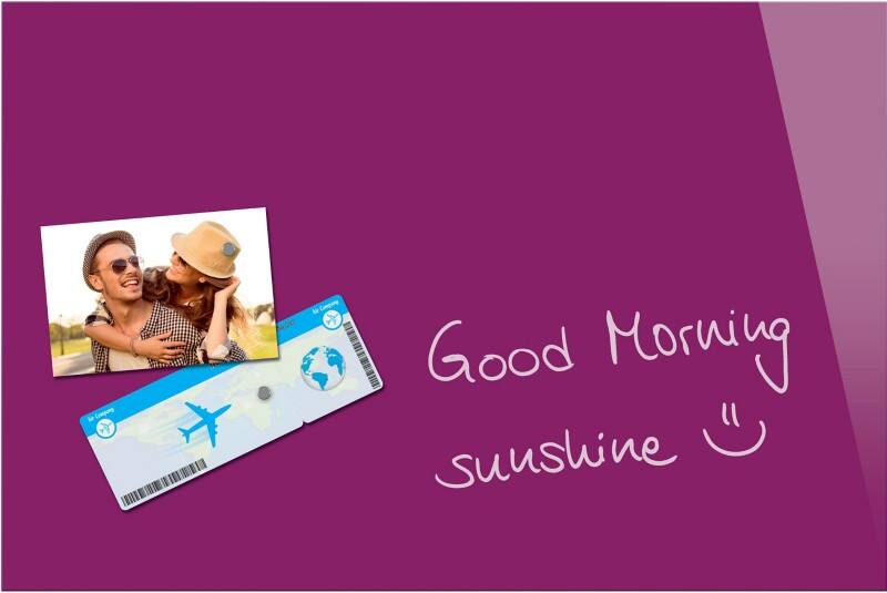 Sigel Be!Board Glasbord Magnetisch 40 cm (H) Bessenroze