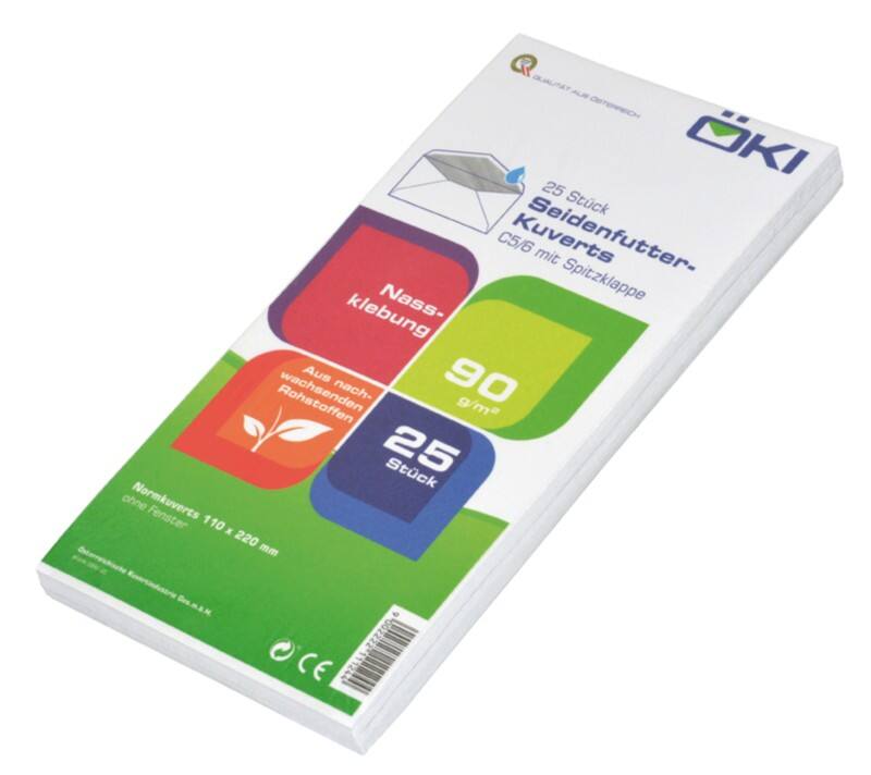 ÖKI Enveloppen C5 Gegomd Wit 25 stuks