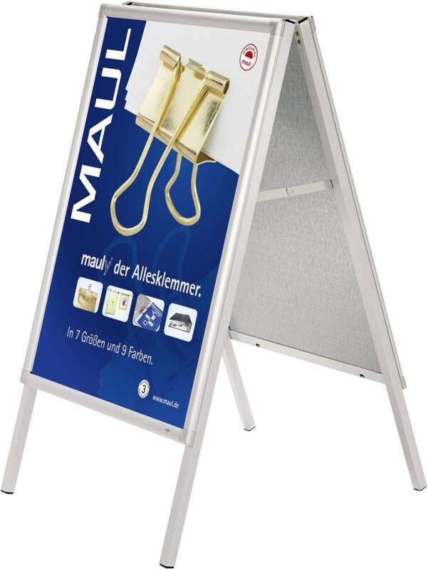 Maul Stoepbord Vrijstaand A1 Aluminium Zilver 6631108