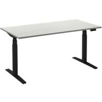 Ceha Adjust 2 Plus Elektrisch hoogteverstelbaar Zit-sta-bureau Rechthoekig Wit T-Voet 1,600 (B) x 800 (D) x 1,300 (H) mm Melamine, metaal